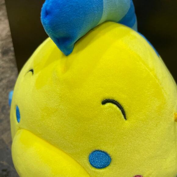 Squishmallows Disney FLOUNDER FROM THE LITTLE MERMAID COLLECTIBLE FISHY KAWAII - Picture 5 of 11
